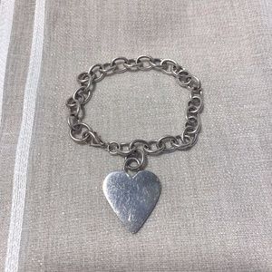 Sterling Silver Heart Bracelet